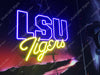 LSU Tigers LED Neon Sign Light Lamp WIth Dimmer