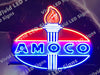 Amoco Oil Gasoline LED Neon Sign Light Lamp