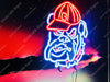 Georgia Bulldogs GA LED Neon Sign Light Lamp WIth Dimmer