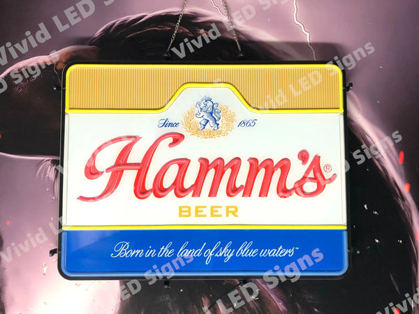 Hamm's Beer Since 1865 LED Neon Sign Light Lamp