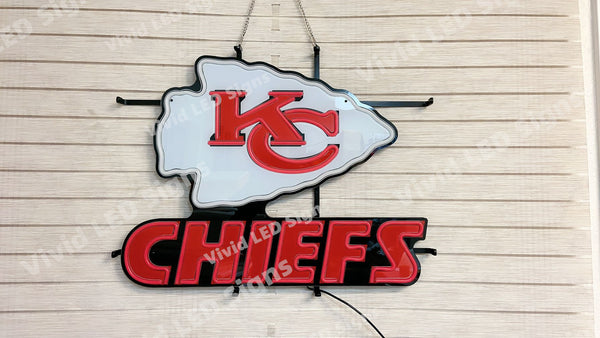 Kansas City Chiefs LED Neon Sign Light Lamp