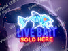 Live Bait Sold Here Fish LED Neon Sign Light Lamp