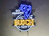 Bass Fish Go Fishhhhh Busch Light LED Neon Sign Light Lamp