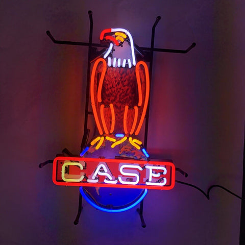 Case Eagle Farm Equipment Neon Light Sign Lamp With HD Vivid Printing