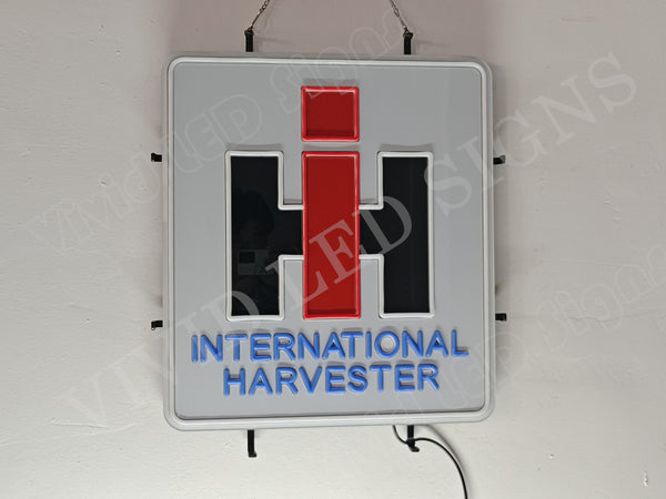 Case IH International Harvester LED Neon Sign Light Lamp With Dimmer