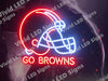 Cleveland Browns Helmet Go Browns LED Neon Sign Light Lamp