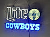Dallas Cowboys Lager Beer LED Neon Sign Light Lamp With Dimmer