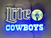 Dallas Cowboys Lager Beer LED Neon Sign Light Lamp With Dimmer