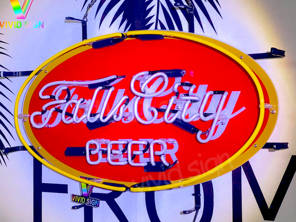Falls City Beer Neon Light Sign Lamp With HD Vivid Printing