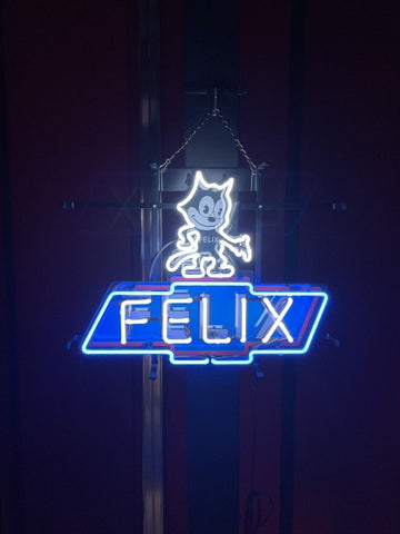 Felix Chevrolet Car Vehicle Garage Neon Light Sign Lamp With HD Vivid Printing Technology