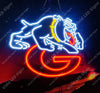 Georgia Bulldogs LED Neon Sign Light Lamp WIth Dimmer