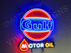 Gulf Motor Oil LED Neon Sign Light Lamp