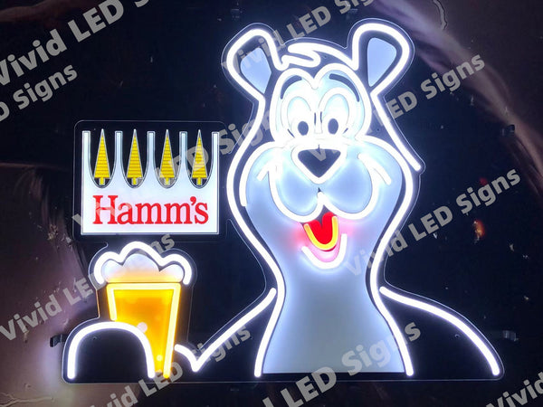 Hamm's Beer LED Neon Sign Light Lamp