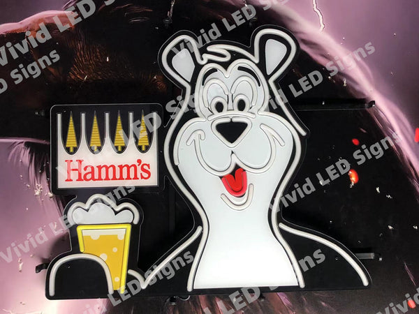 Hamm's Beer LED Neon Sign Light Lamp