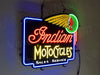 Indian Motorcycle Logo LED Neon Sign Light Lamp With Dimmer