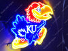 Kansas Jayhawks LED Neon Sign Light Lamp WIth Dimmer