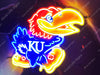 Kansas Jayhawks LED Neon Sign Light Lamp WIth Dimmer