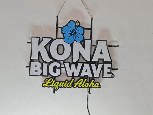Kona Big Wave Beer LED Neon Sign Light Lamp With Dimmer