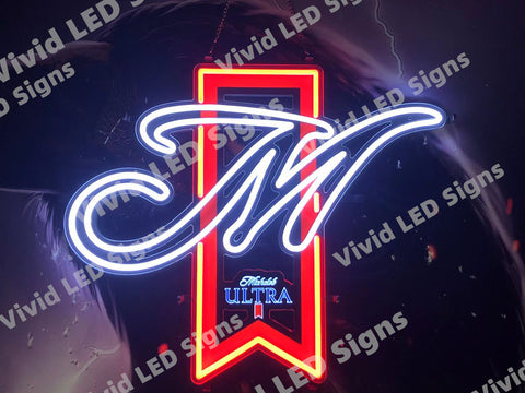 Michelob Ultra Logo LED Neon Sign Light Lamp