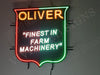Oliver Finest in Farm Machinery LED Neon Sign Light Lamp With Dimmer