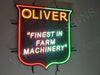 Oliver Finest in Farm Machinery LED Neon Sign Light Lamp With Dimmer