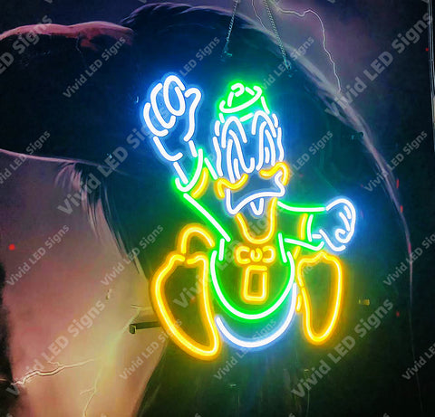 Oregon Ducks LED Neon Sign Light Lamp WIth Dimmer – neonsign.us