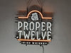 Proper Twelve Irish Whiskey LED Neon Sign Light Lamp With Dimmer
