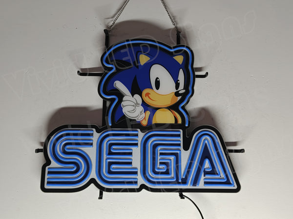 Sega Game Room LED Neon Sign Light Lamp With Dimmer