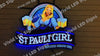 St. Pauli Girl Beer LED Neon Sign Light Lamp