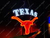 Texas Longhorns LED Neon Sign Light Lamp WIth Dimmer