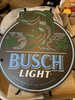 Busch Light Beer Bass Fish LED Neon Sign Light Lamp With Dimmer Version II