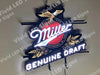 MGD Genuine Draft Lite Beer LED Neon Sign Light Lamp