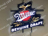 MGD Genuine Draft Lite Beer LED Neon Sign Light Lamp