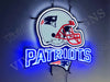 New England Patriots Helmet LED Neon Sign Light Lamp