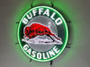 Buffalo Gasoline Oli Gas LED Neon Sign Light Lamp With Dimmer