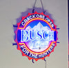 Busch Light Brewed Crack One Open For The Hunters LED Neon Sign Light Lamp