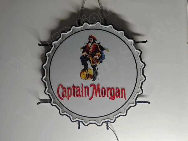 Captain Morgan Spiced Rum LED Neon Sign Light Lamp