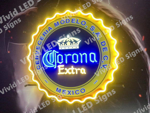 Corona Extra Mexico Bottle Cap LED Neon Sign Light Lamp – neonsign.us