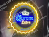 Corona Extra Mexico Bottle Cap LED Neon Sign Light Lamp