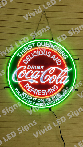 Drink Coca Cola LED Neon Sign Light Lamp