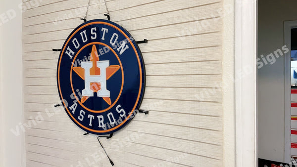 Houston Astros LED Neon Sign Light Lamp