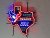 Houston Texans Helmet Texas LED Neon Sign Light Lamp With Dimmer
