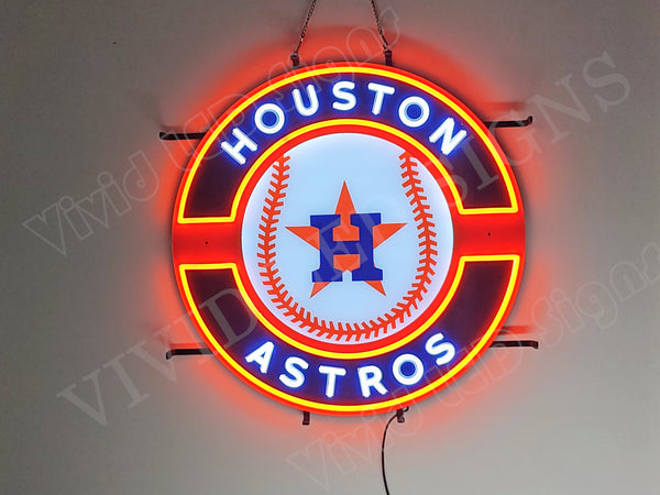 Houston Sports Team Astro LED Neon Sign Light Lamp