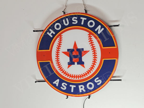 Houston Sports Team Astro LED Neon Sign Light Lamp