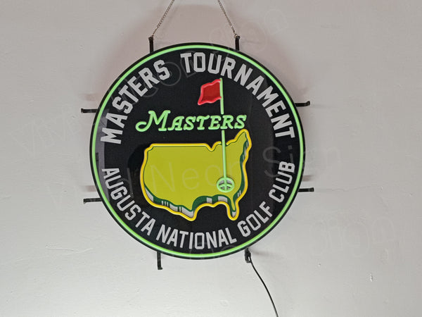Masters Tournament Augusta National Golf Club LED Neon Sign Light Lamp With Dimmer