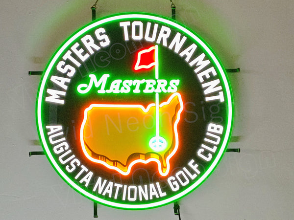 Masters Tournament Augusta National Golf Club LED Neon Sign Light Lamp With Dimmer