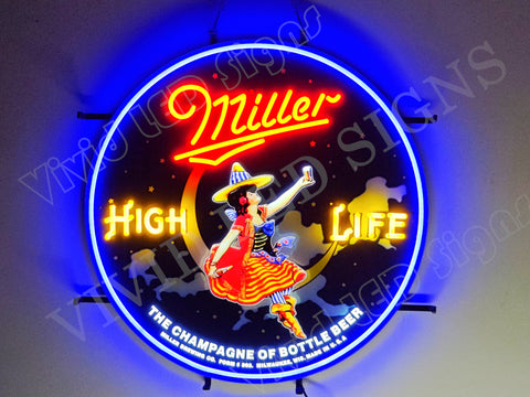 High Life Girl LED Neon Sign Light Lamp