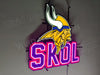 Minnesota Vikings Skol LED Neon Sign Light Lamp With Dimmer