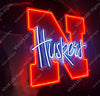 Nebraska Cornhuskers LED Neon Sign Light Lamp WIth Dimmer