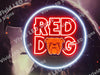 Red Dog Beer LED Neon Sign Light Lamp